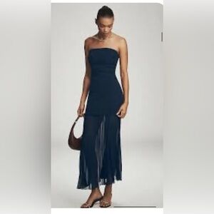 Anthropologie | Dresses | Anthropologie The Fleur Strapless Satin Maxi Slip  Dress | Poshmark